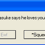 Error Message Sasuke