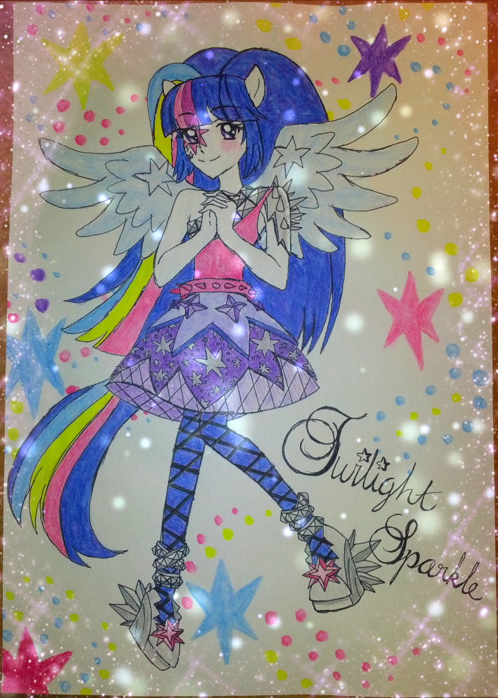 Rainbow Rock - Twilight Sparkle (White ver.)