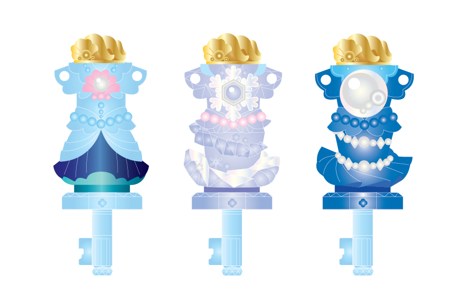 Cured Key Cure Mermaid's Dress Up Keys by yuriachanartist on DeviantArt