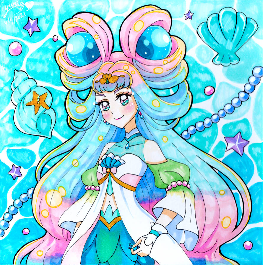 Cure La Mer ~Excellent Tropical Style~ by yuriachanartist on DeviantArt