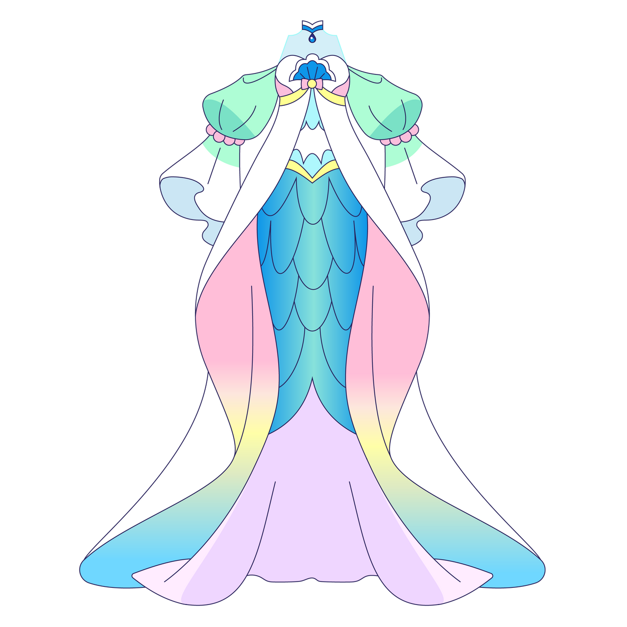 Cure La Mer Tropical Style by yuriachanartist on DeviantArt