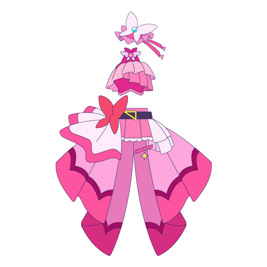 Cure Butterfly Dress by yuriachanartist on DeviantArt