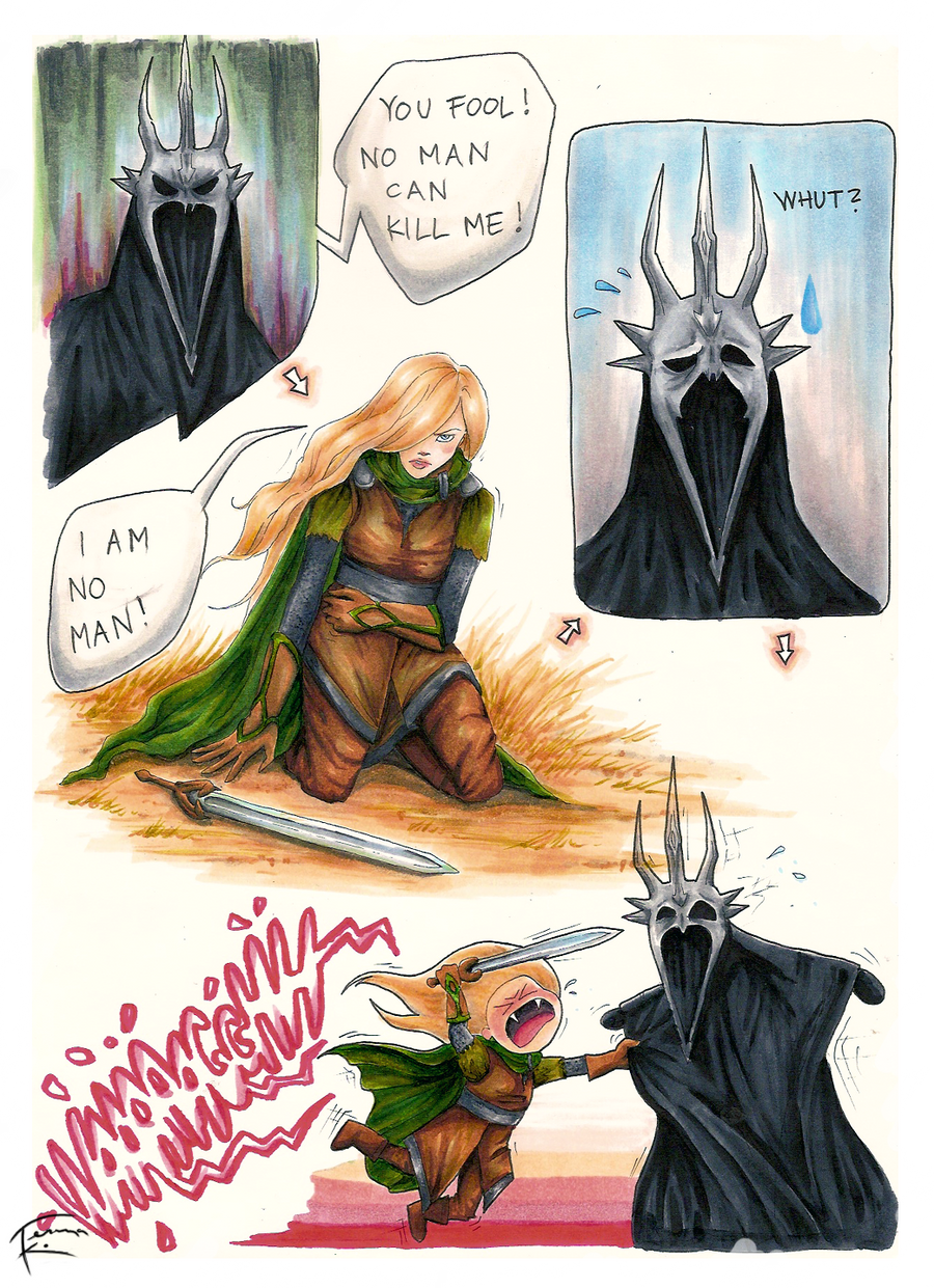 Download Eowyn and the Witch King by s-scattered on DeviantArt