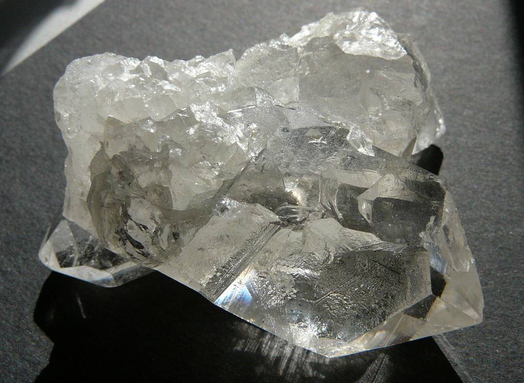 Quartz Ice Crystal Rock Stock