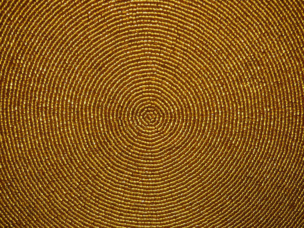 Gold Bead Halo Circle Texture by Enchantedgal-Stock