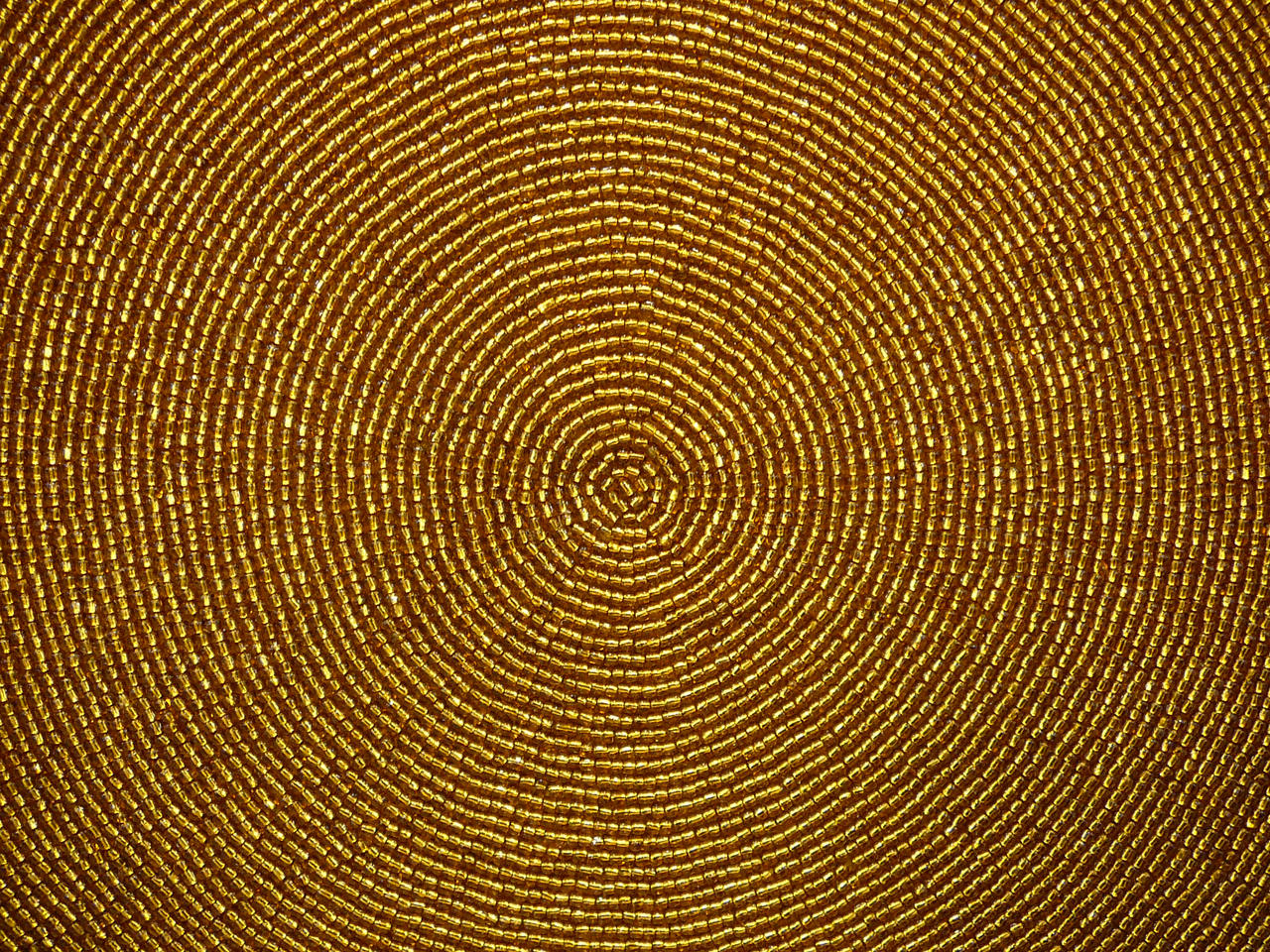 Gold Bead Halo Circle Texture