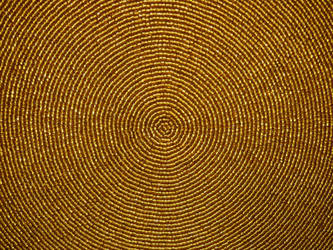 Textura de círculo de halo de cuentas de oro