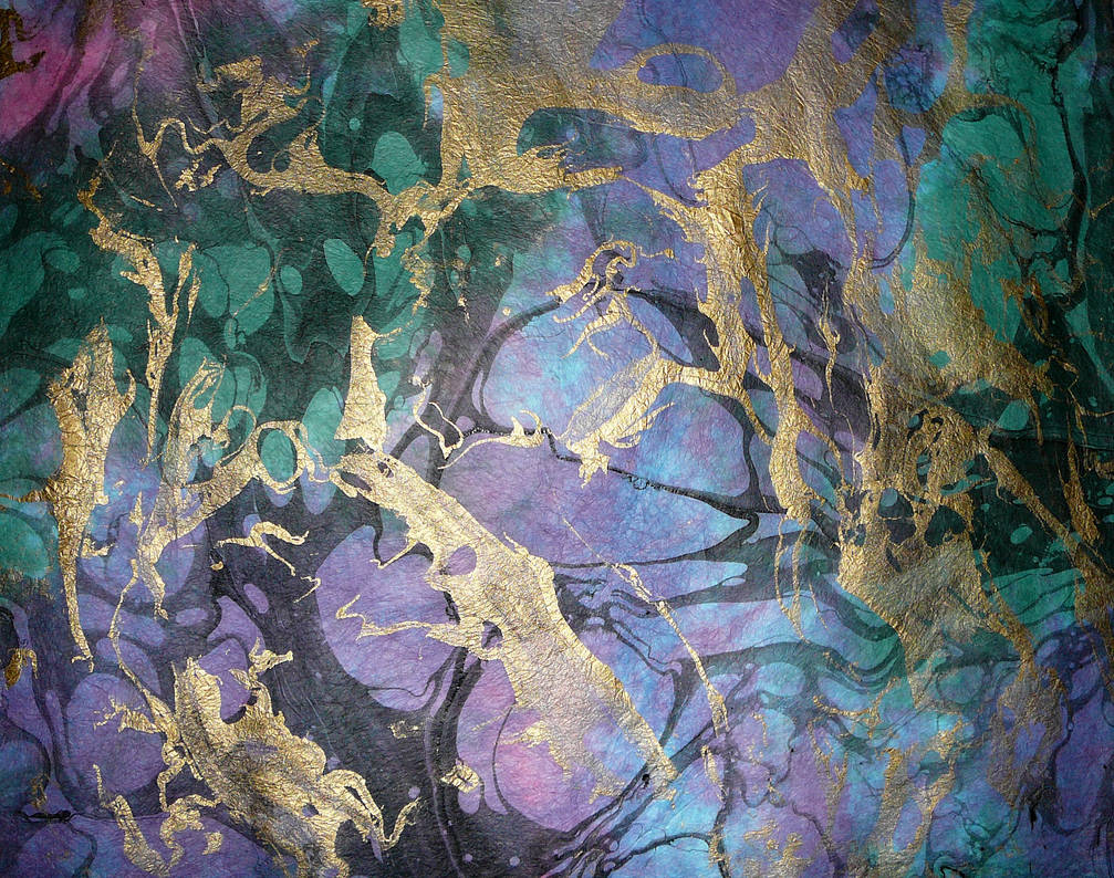 Colorful Inks Paper Texture by Enchantedgal-Stock