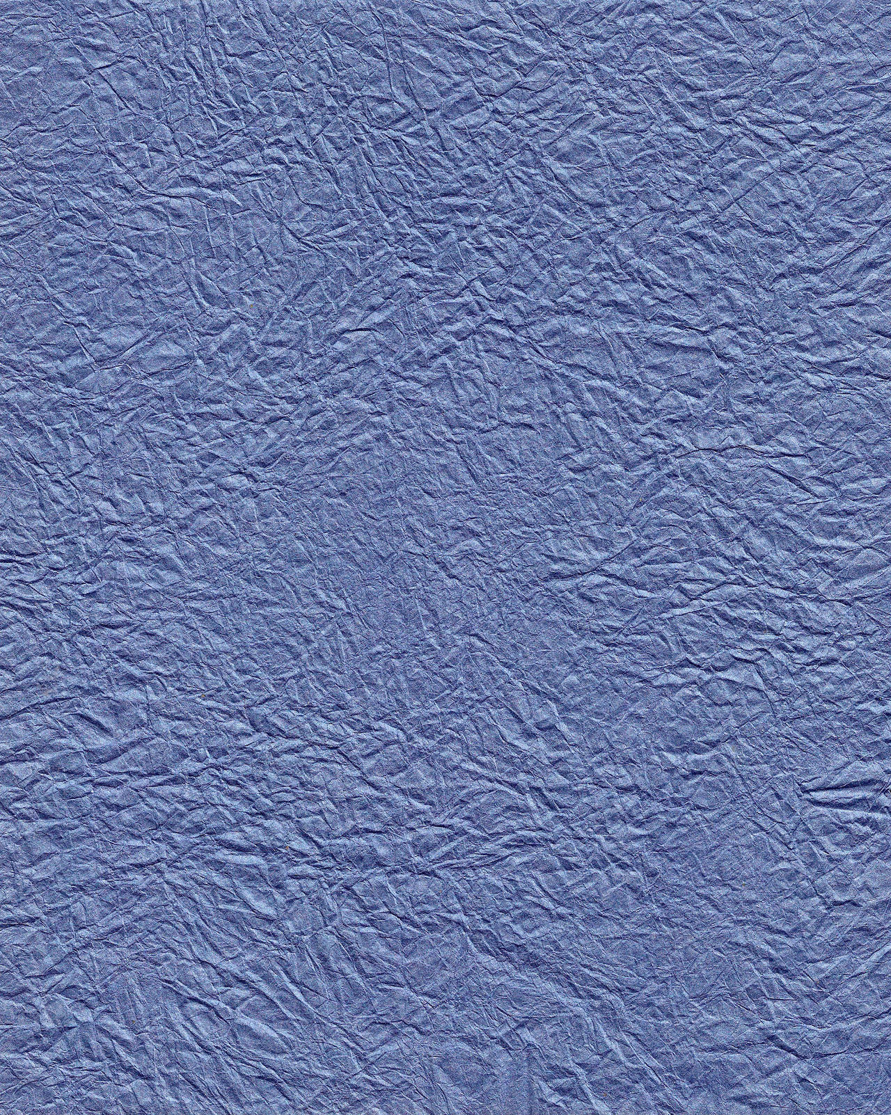 Blue Wrinkled Paper Texture
