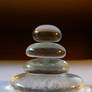 Stack of Clear Marbles