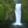 Waterfall n Mossy Rocks Stock