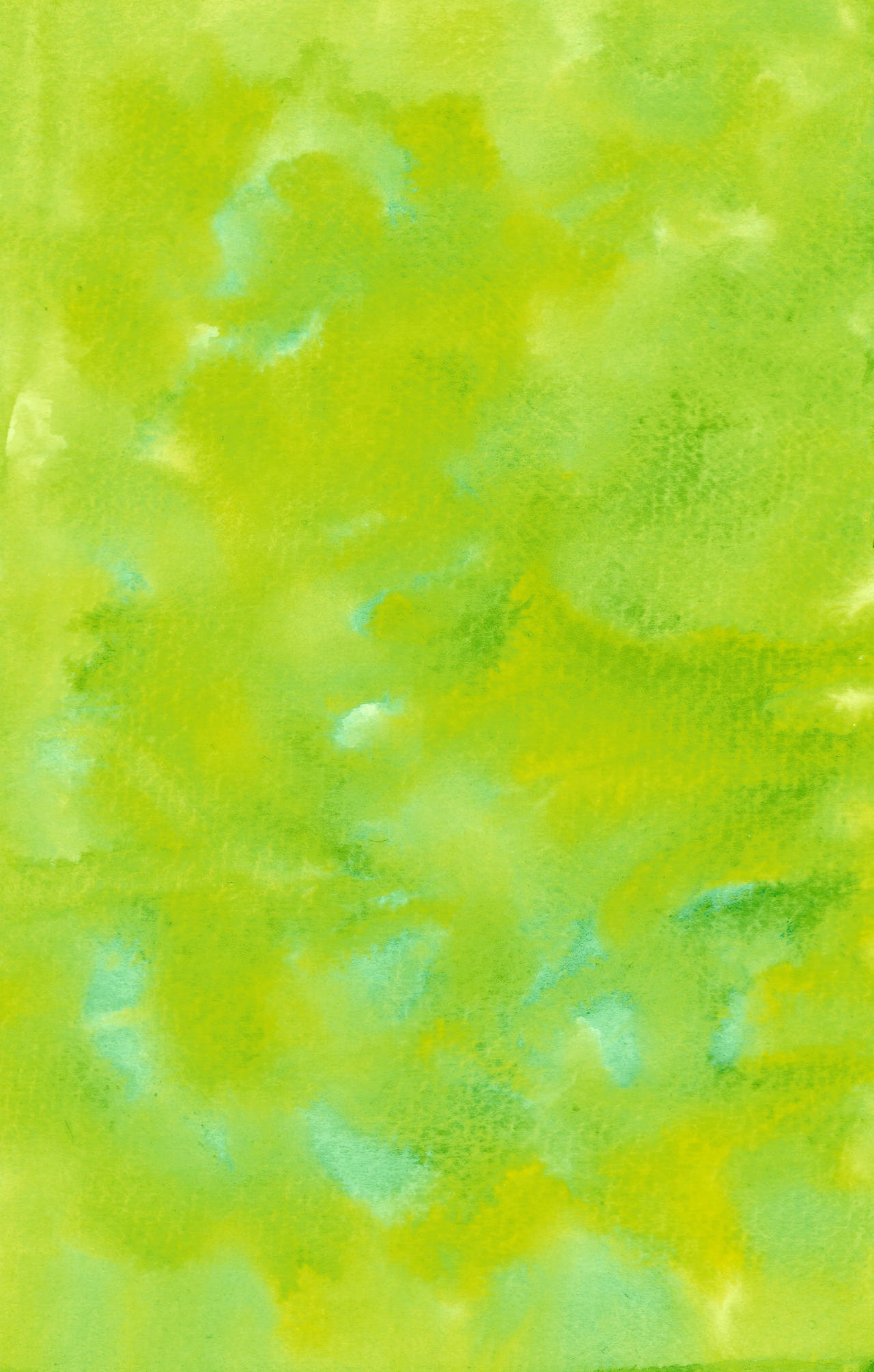 Green Watercolor Cloud Texture
