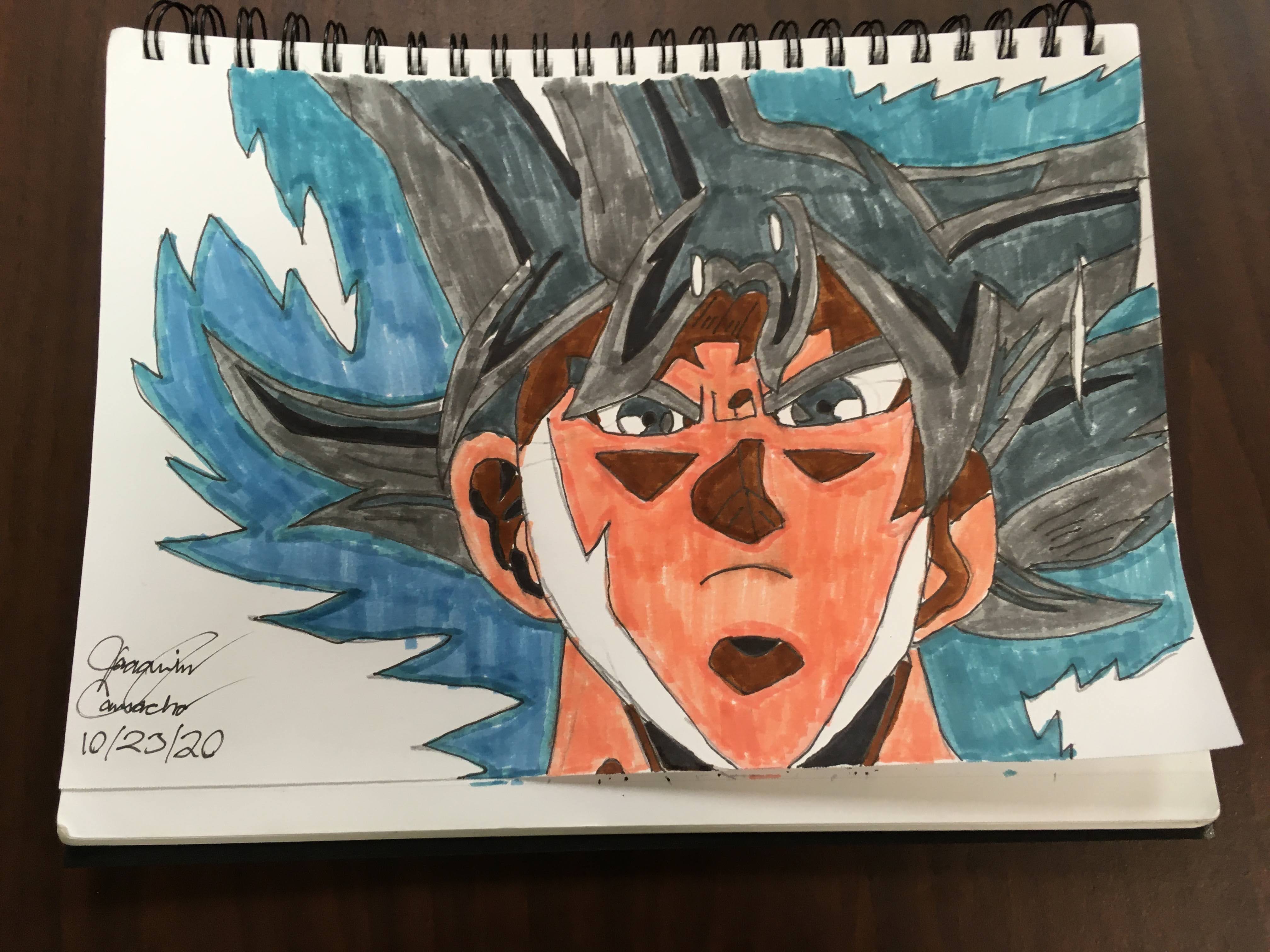 Goku NEW FORM Kamehameha! Speed Draw, goku ultra HD wallpaper