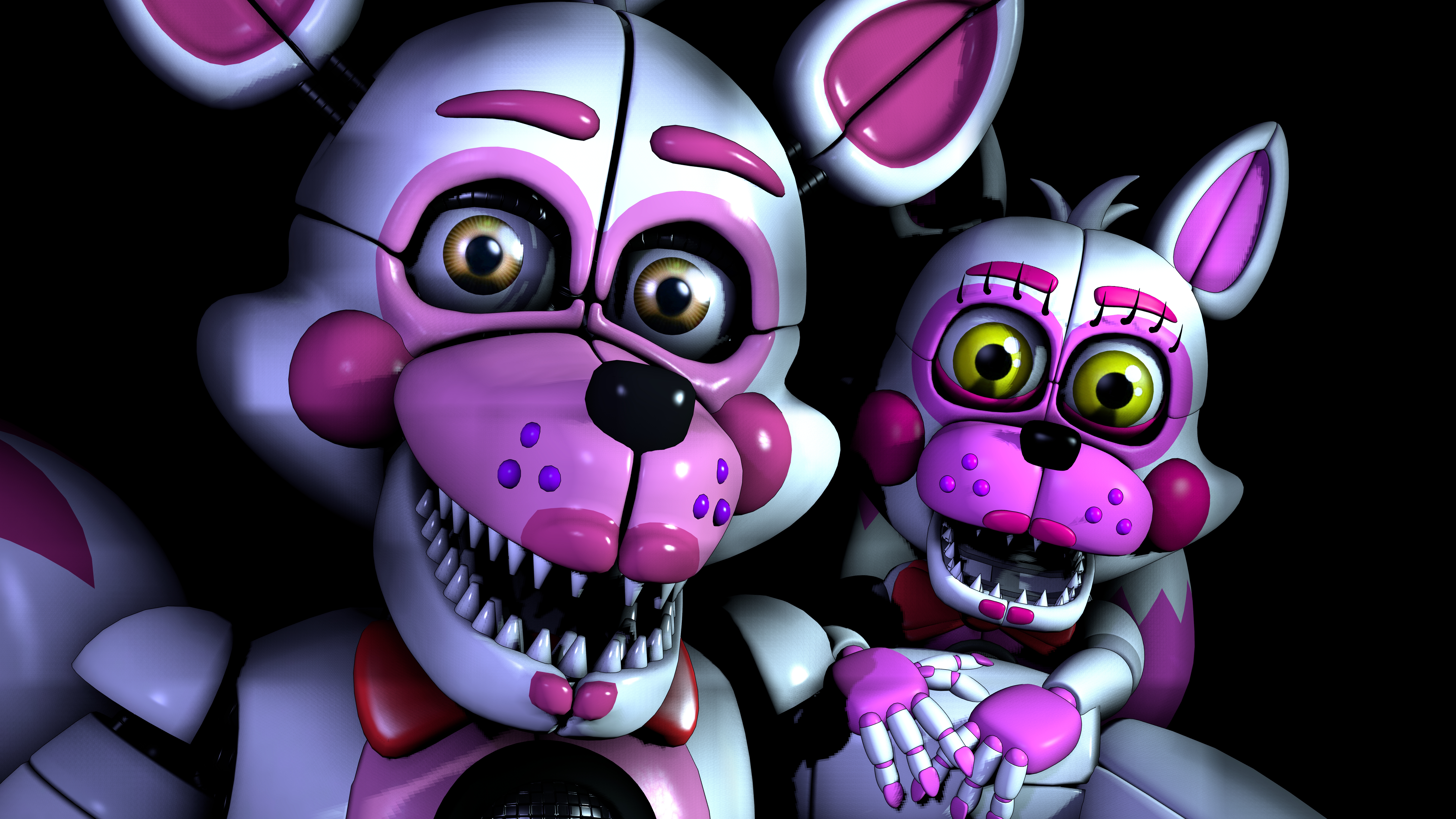 Funtimez and Lolbit!  Funtime foxy, Fnaf foxy, Fnaf wallpapers