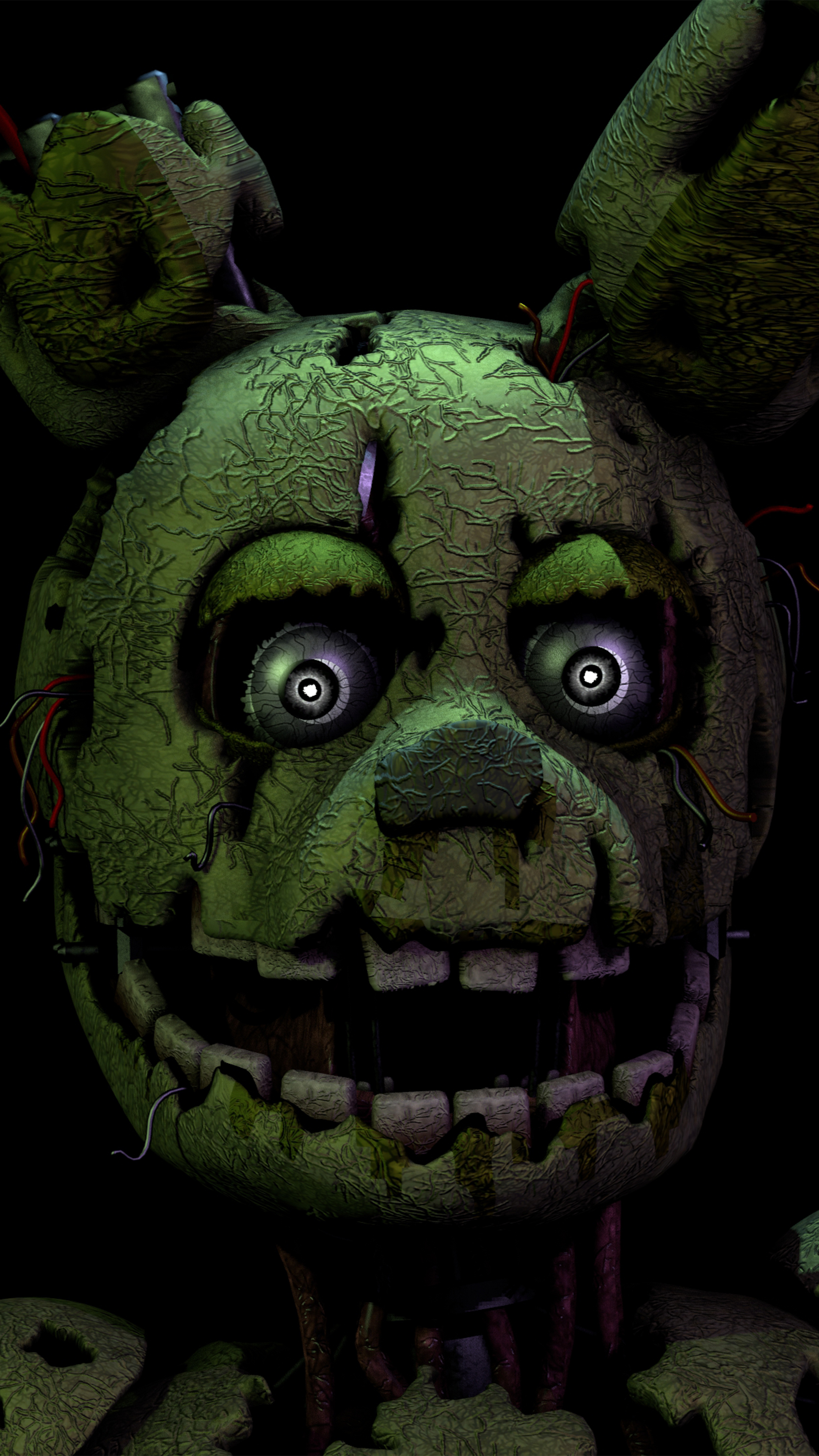 Download Springtrap - The Mysterious Animatronic Character Wallpaper