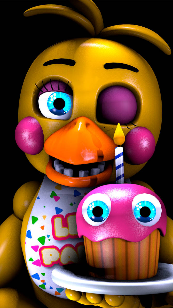 Download Withered Chica FNAF iPhone Wallpaper