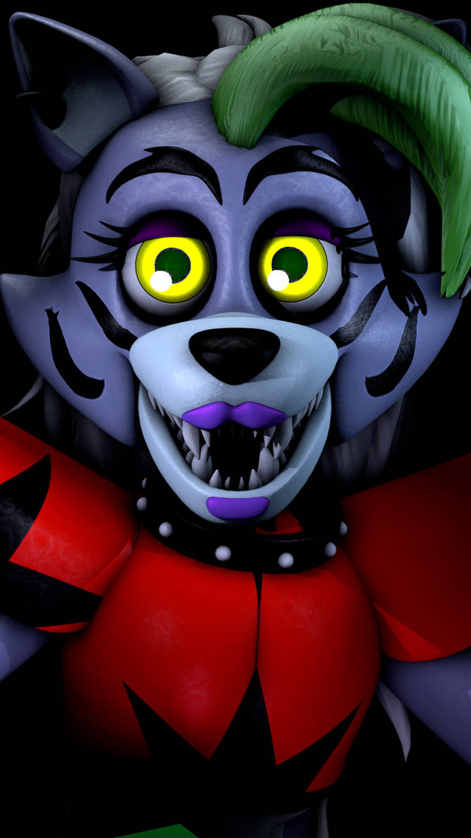 Roxanne Wolf (Phone Wallpaper) by MisterioArg on DeviantArt