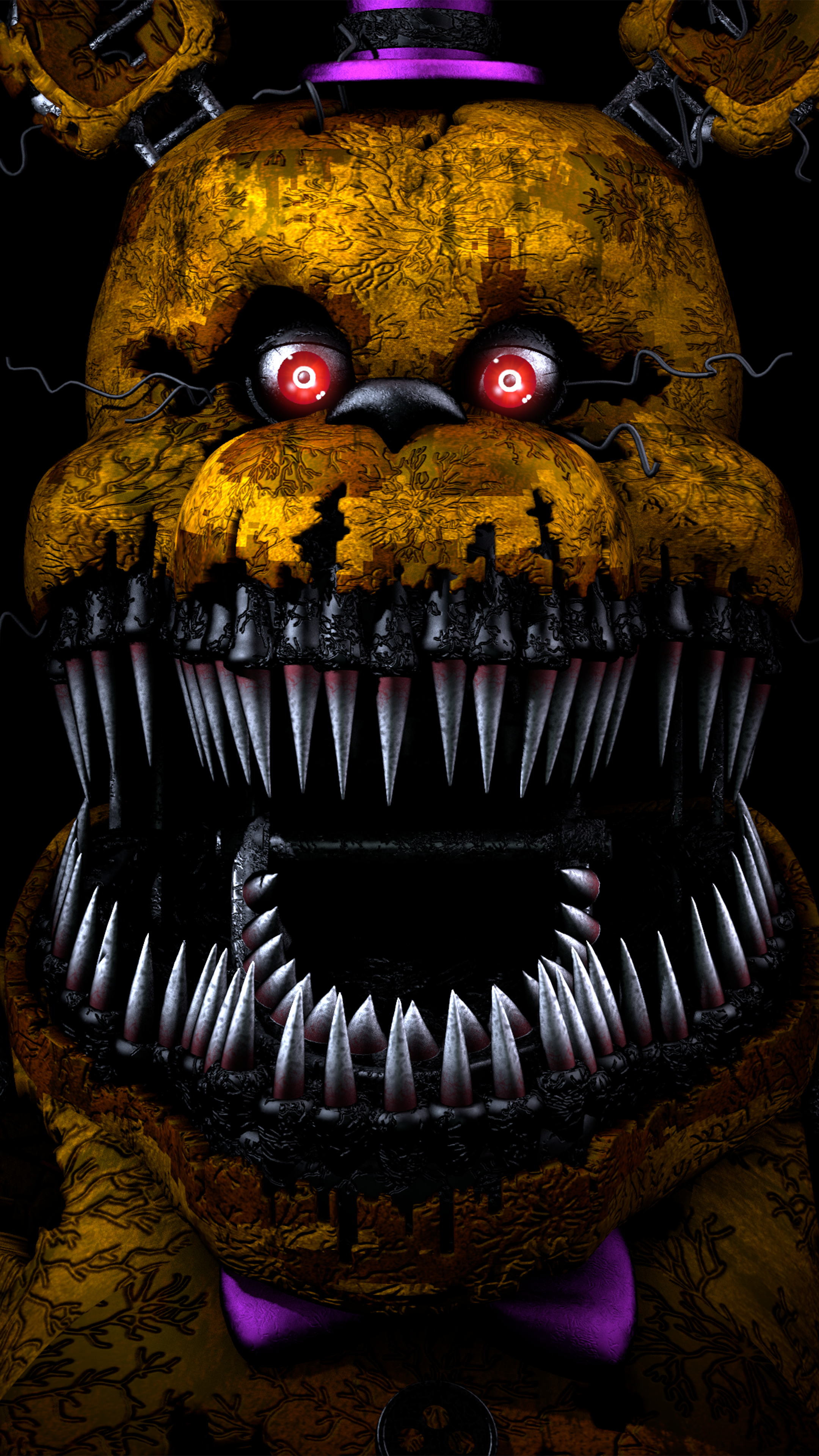 Nightmare Fredbear jumpscare UCN by Jpizza555 on DeviantArt