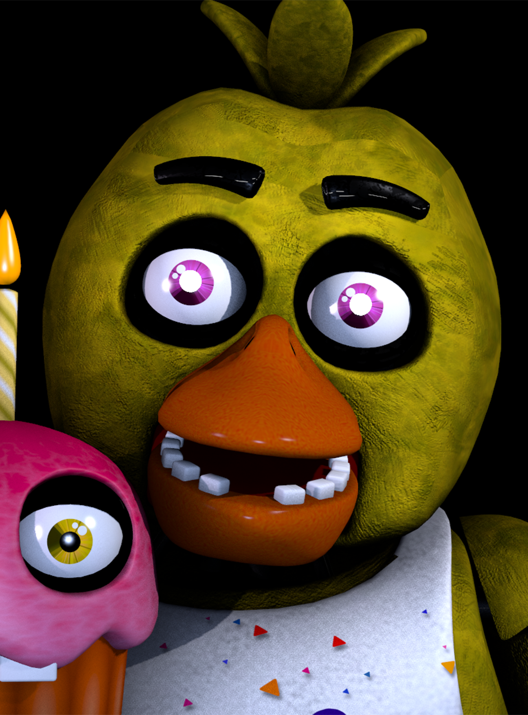 Funtime Chica Icon Remake (UCN) by Brengleen on DeviantArt