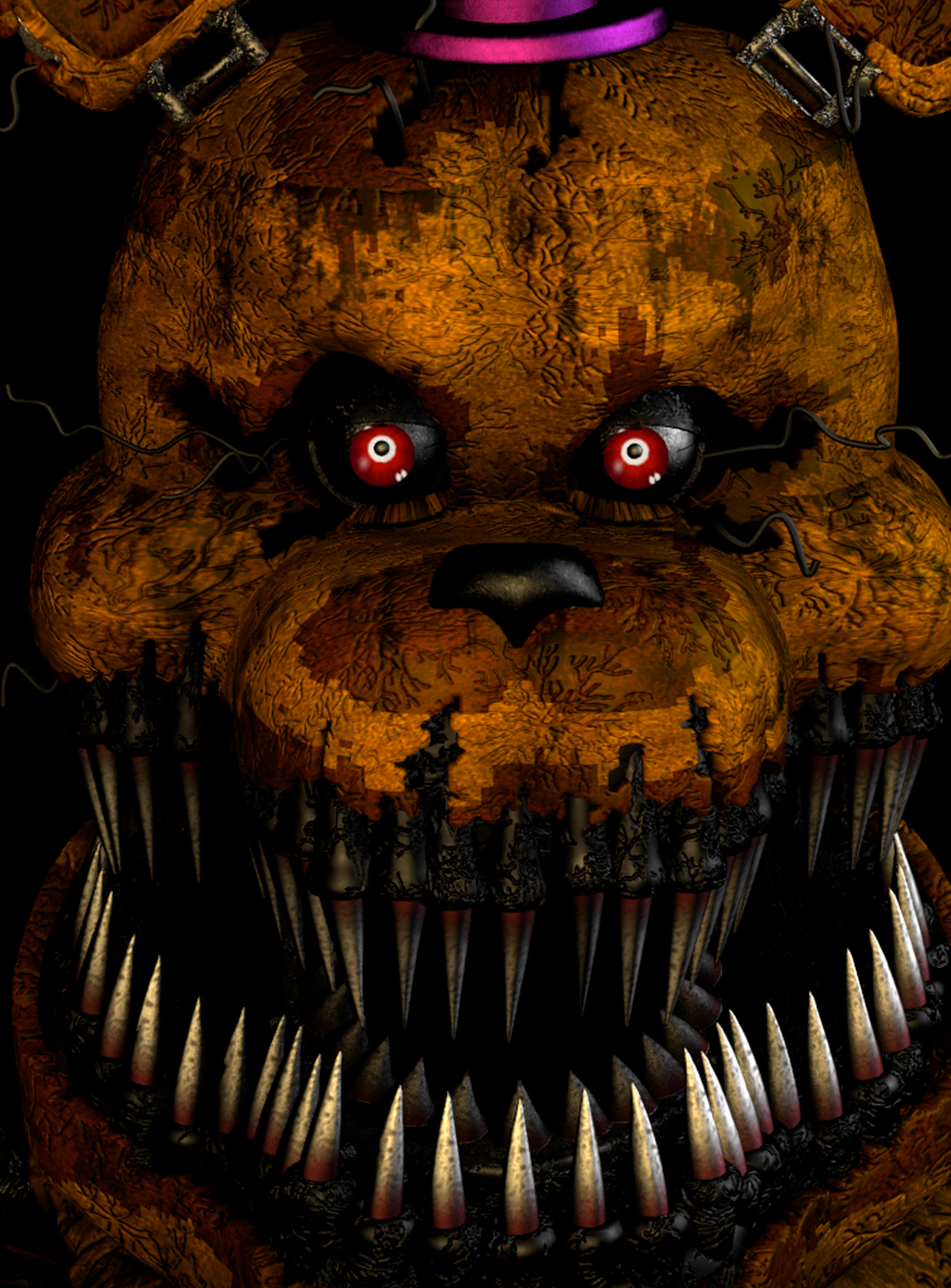 Nightmare Fredbear's UCN Icon Remake by luizcrafted on DeviantArt
