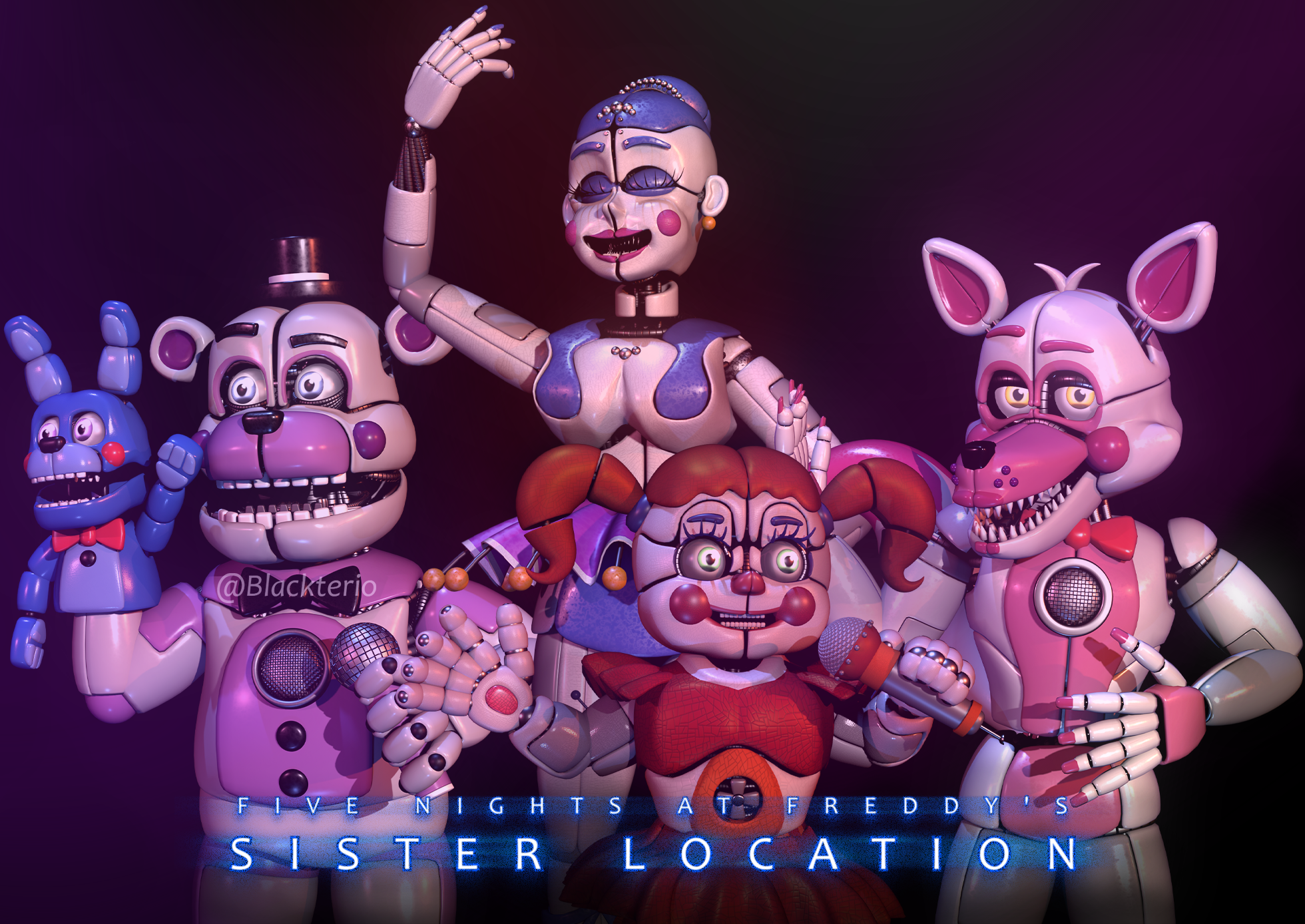 Five nights at Freddy's: Sister location poster by AzamatBlender on  DeviantArt