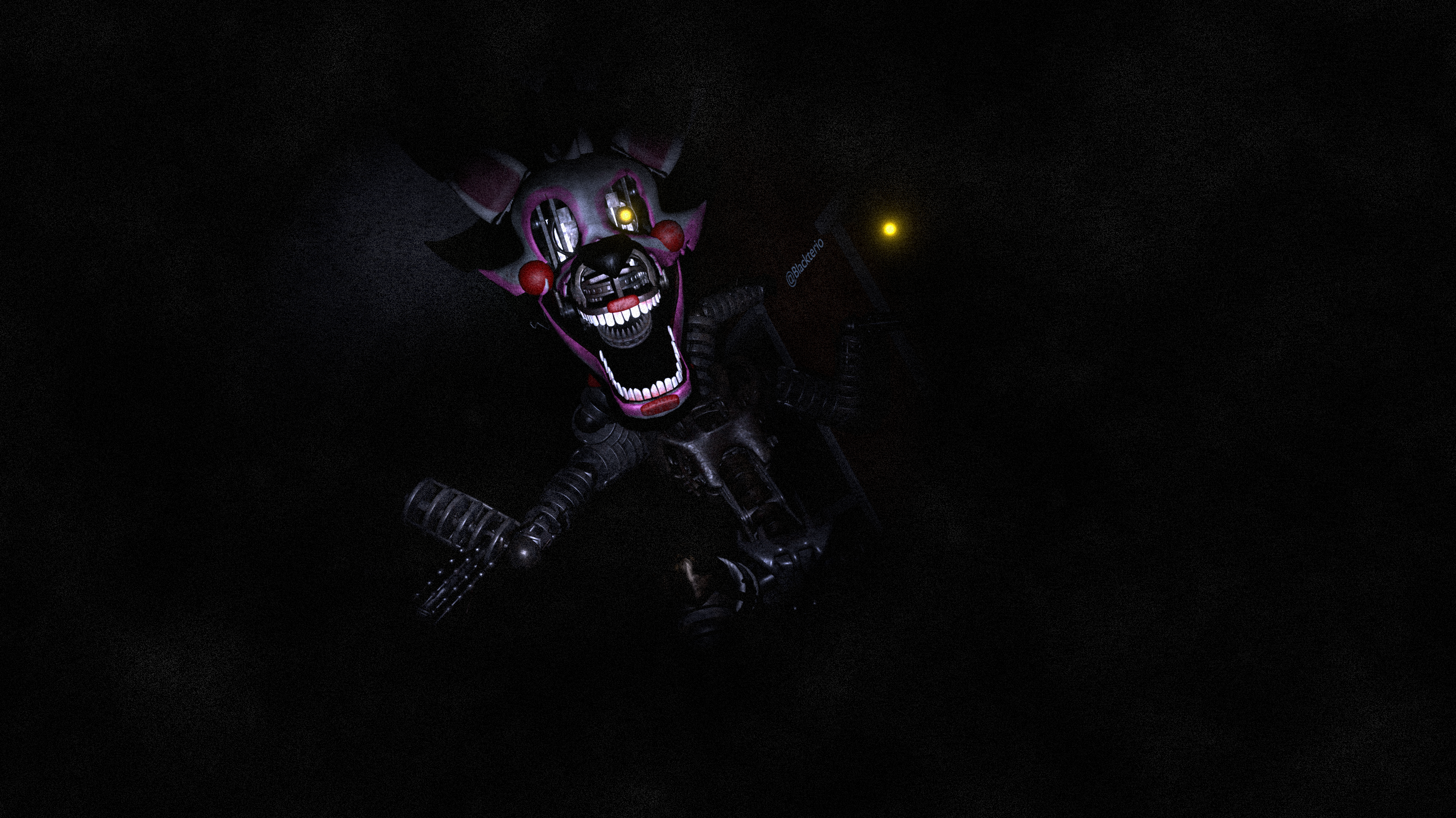 Fangamer1254 on Game Jolt: Nightmare's jumpscare. Made in Blender.