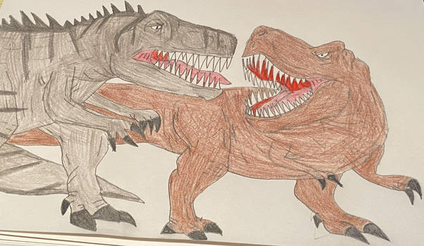 T-rex vs Giganotosaurus