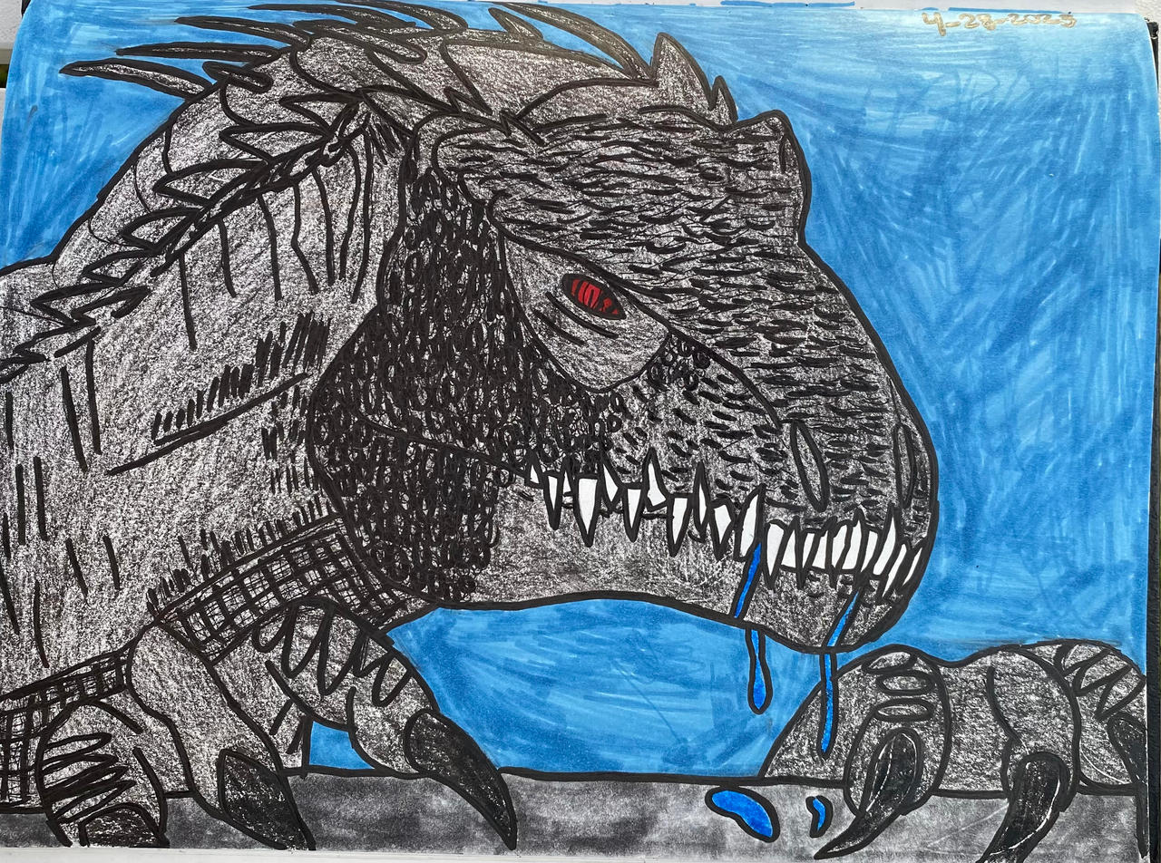 Endo Raptor Drawing Indoraptor (Jurassic World: Fallen Kingdom) by JurassicWarrior451 on ...