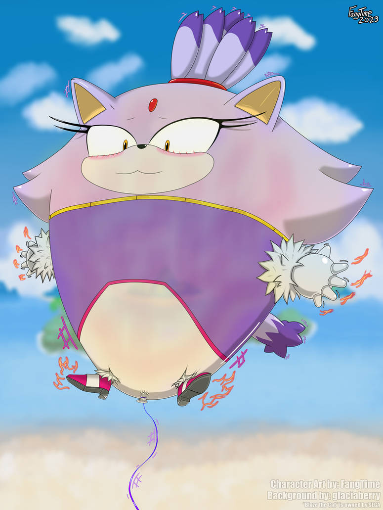 Explode Balloons Tf Commission - Blaze the Cat Hot Air Balloon TF by FangTime on DeviantArt