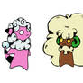 Flaaffy and Whimsicott WIP