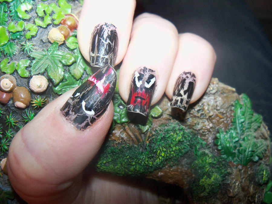 Another shot of Nightmare Nail Art