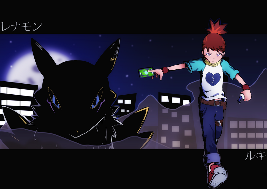 Ruki and Renamon by saurers123 on DeviantArt