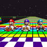 Some Mario Kart Scene with Hexed Mario Playermodel