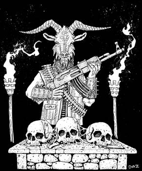 Baphomet got an AK