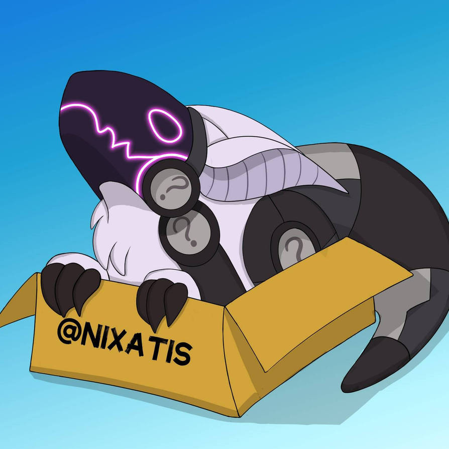 Protogen in the box by NixAtis on DeviantArt