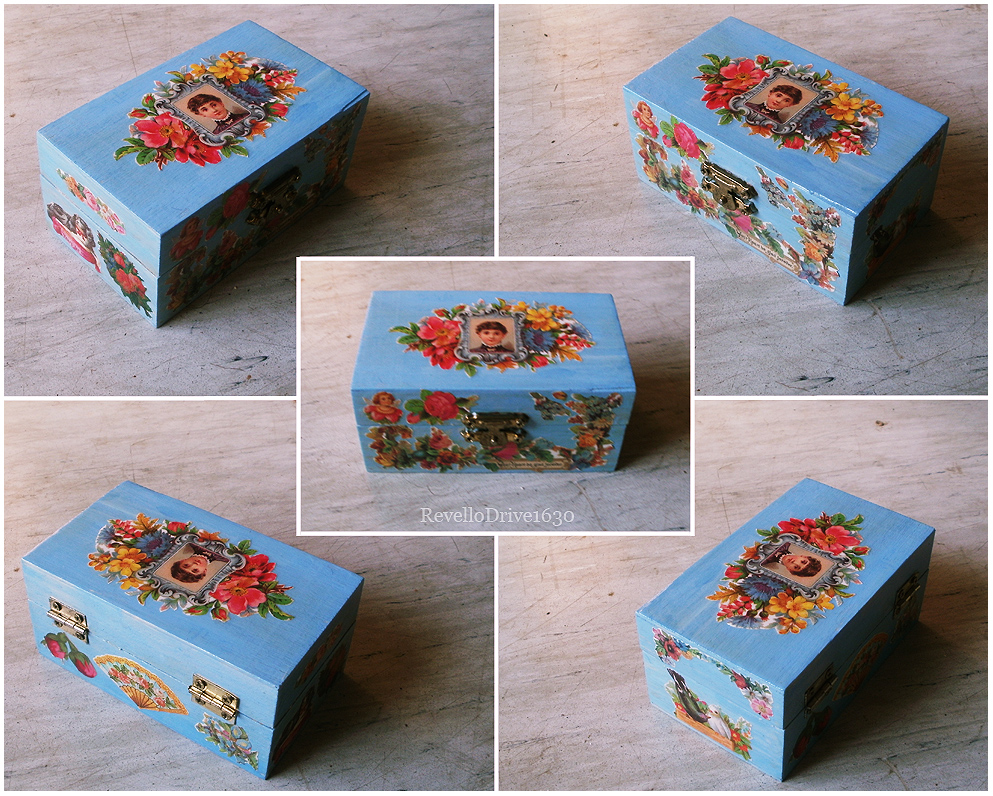 Jewelry box 2 - Decoupage