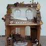 Fairy Dollhouse with flowers - outside back