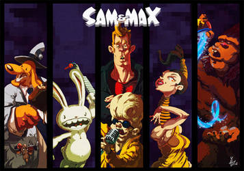 Sam and Max Hit the Road by Yaguete