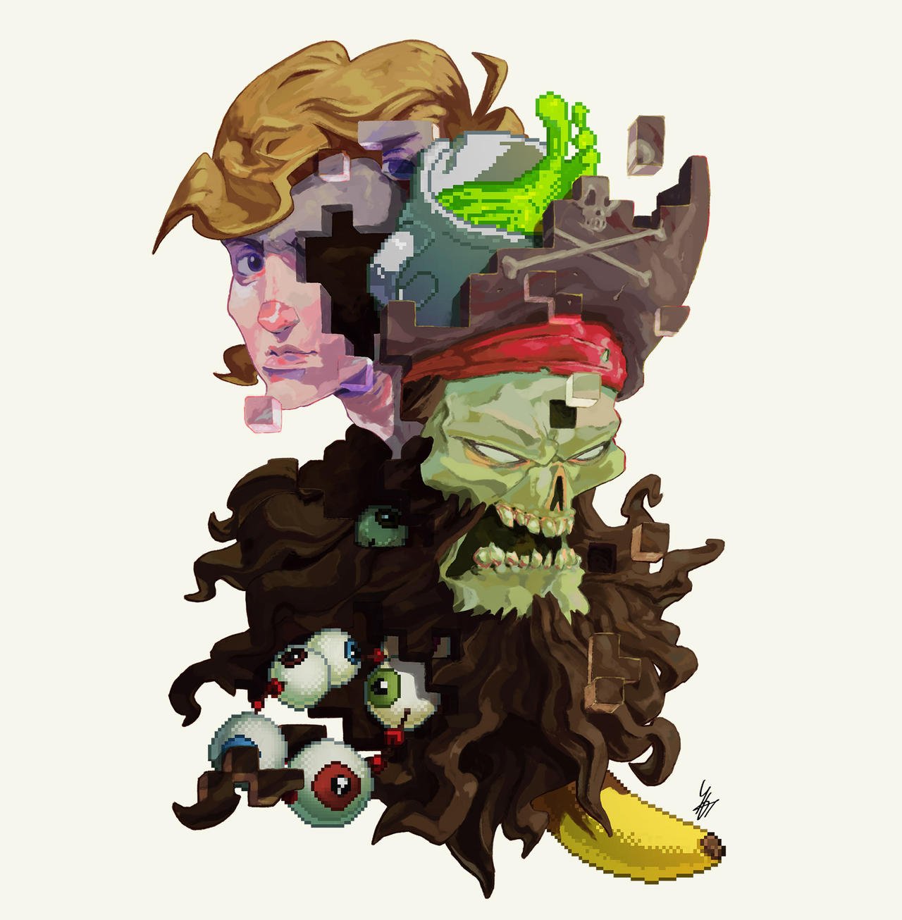 Le-Guybrush by Yaguete
