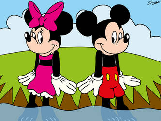 Mickey Minnie art