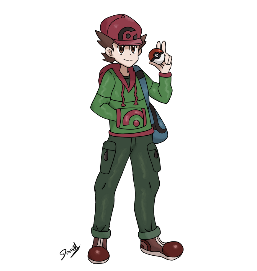 Male Pokemon protagonist by Daniel411491 on DeviantArt