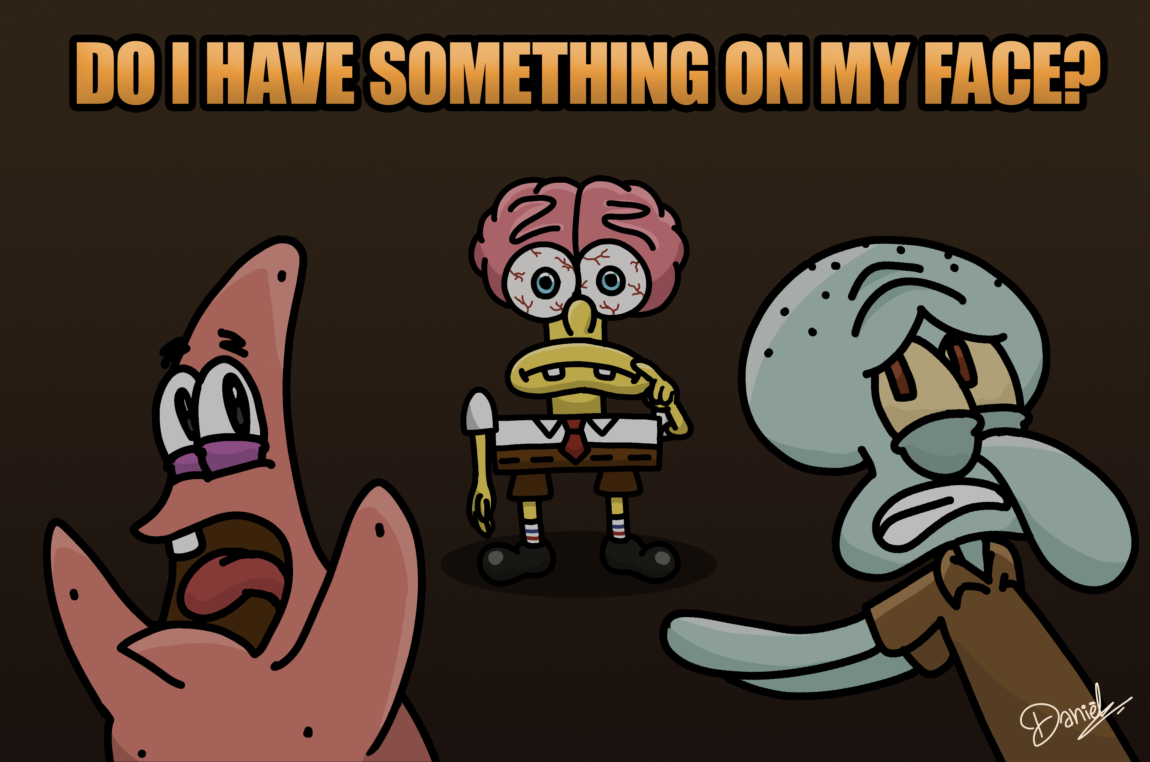 Spongebob meme face by DavidVonDestruct on DeviantArt