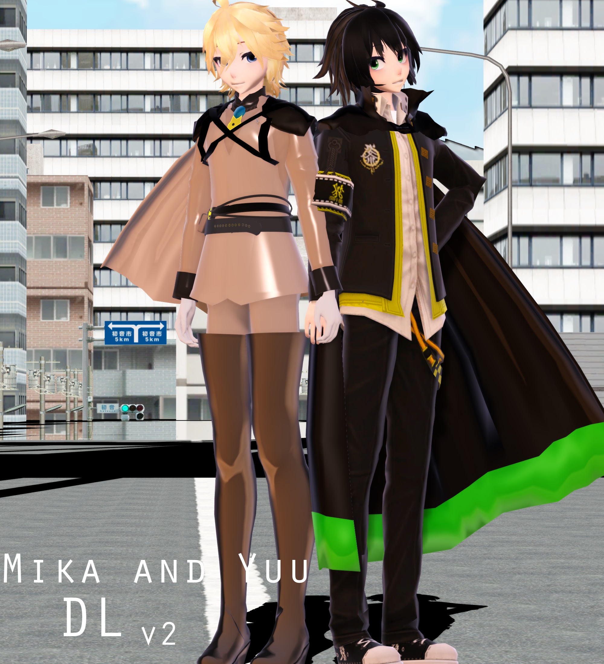 [MMD] Owari No Seraph: Mikaela and Yuichiro v2 DL