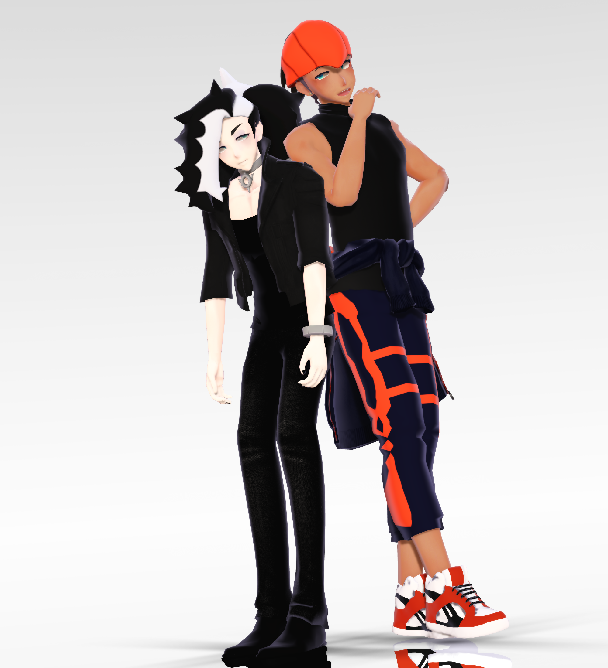 MMD x Pokemon SWSH: Raihan (and Piers) by ZKArti on DeviantArt