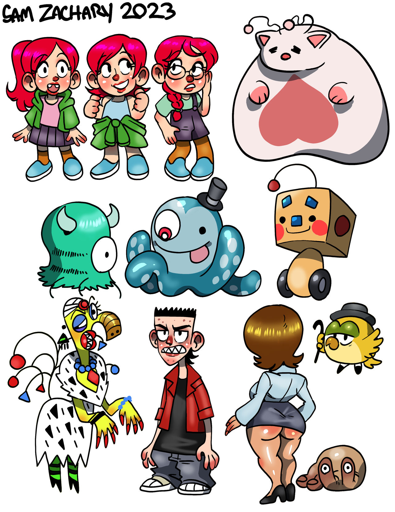 Fhfif Rigs Batch of Characters 13 FHFIF by SamZacharyArts on DeviantArt
