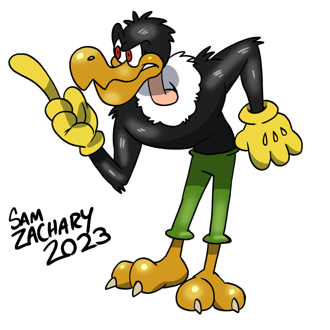 Buzz Buzzard by SamZacharyArts on DeviantArt