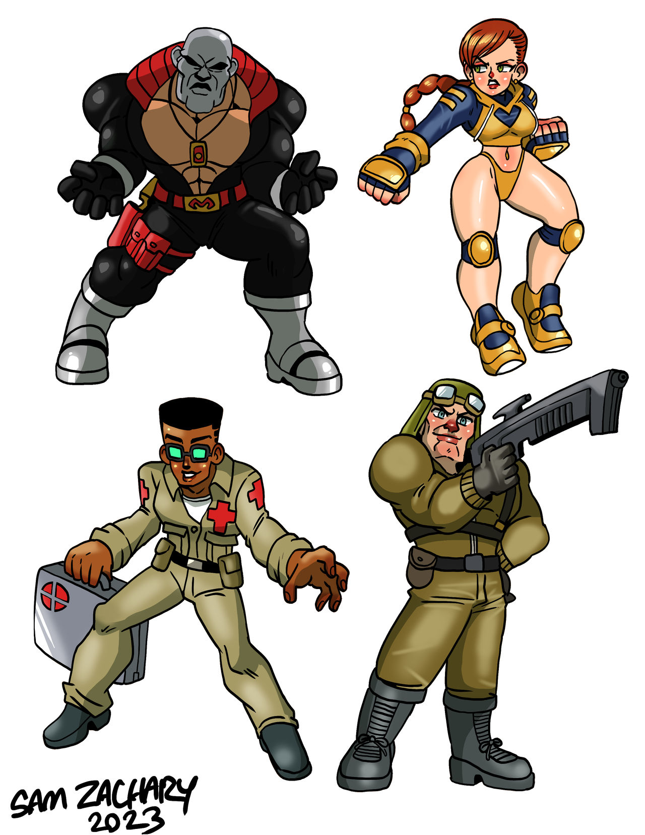 G.I. Joe Characters 2 by SamZacharyArts on DeviantArt