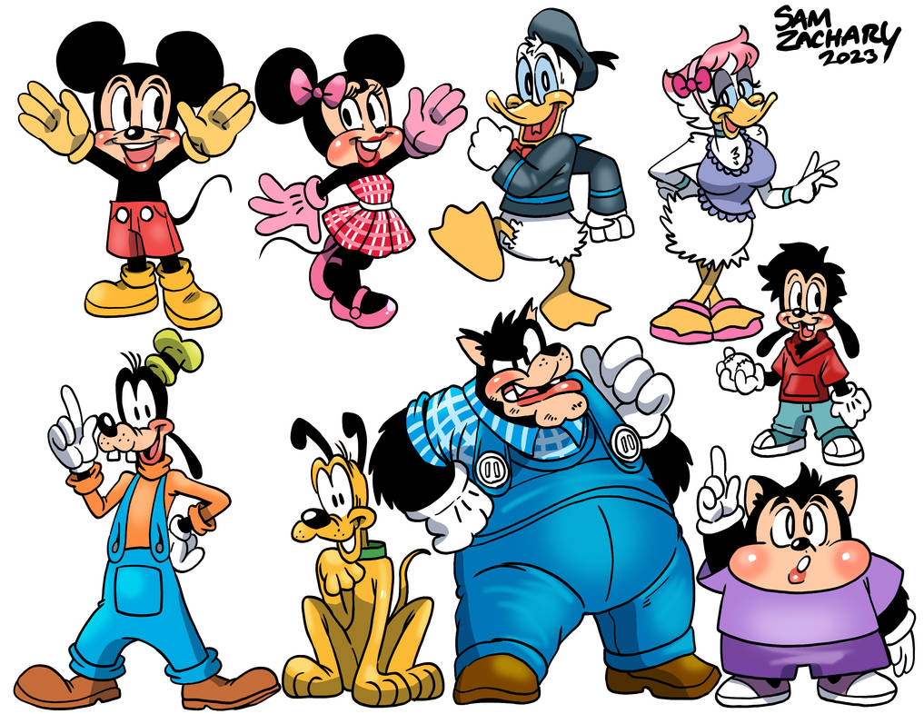 Mickey List Mickey Mouse Characters 1 by SamZacharyArts on DeviantArt