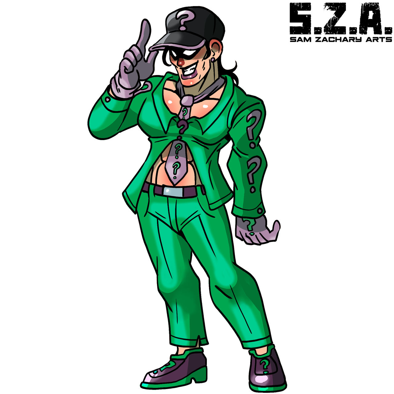 The Riddler by SamZacharyArts on DeviantArt
