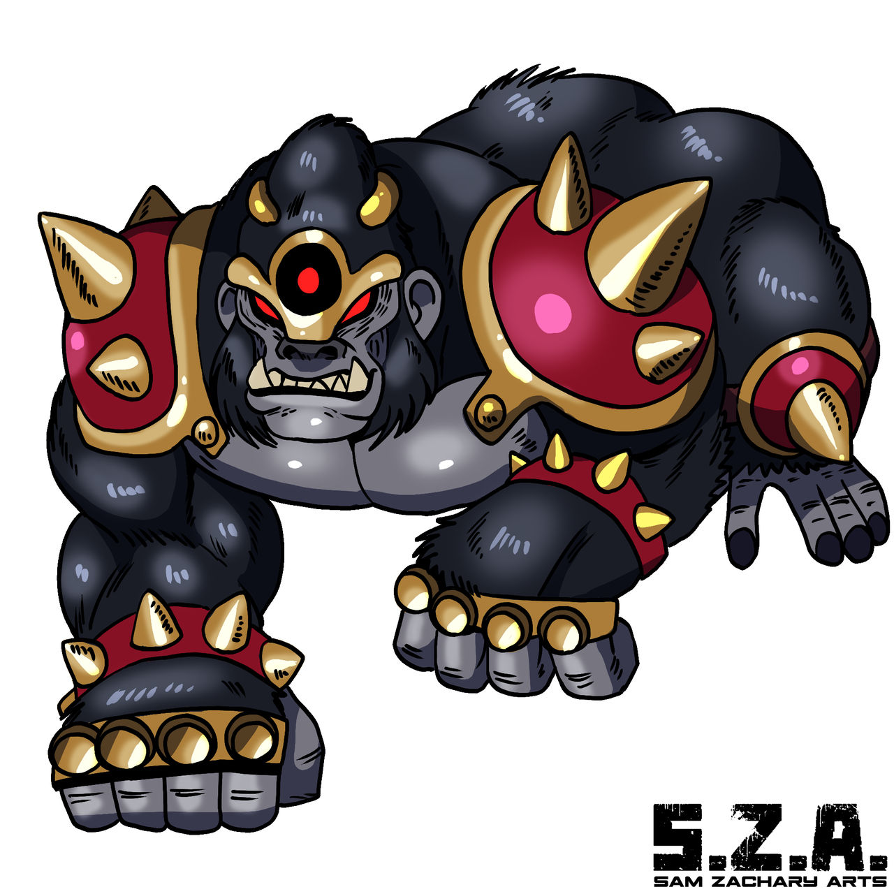 Gorilla Grodd by SamZacharyArts on DeviantArt